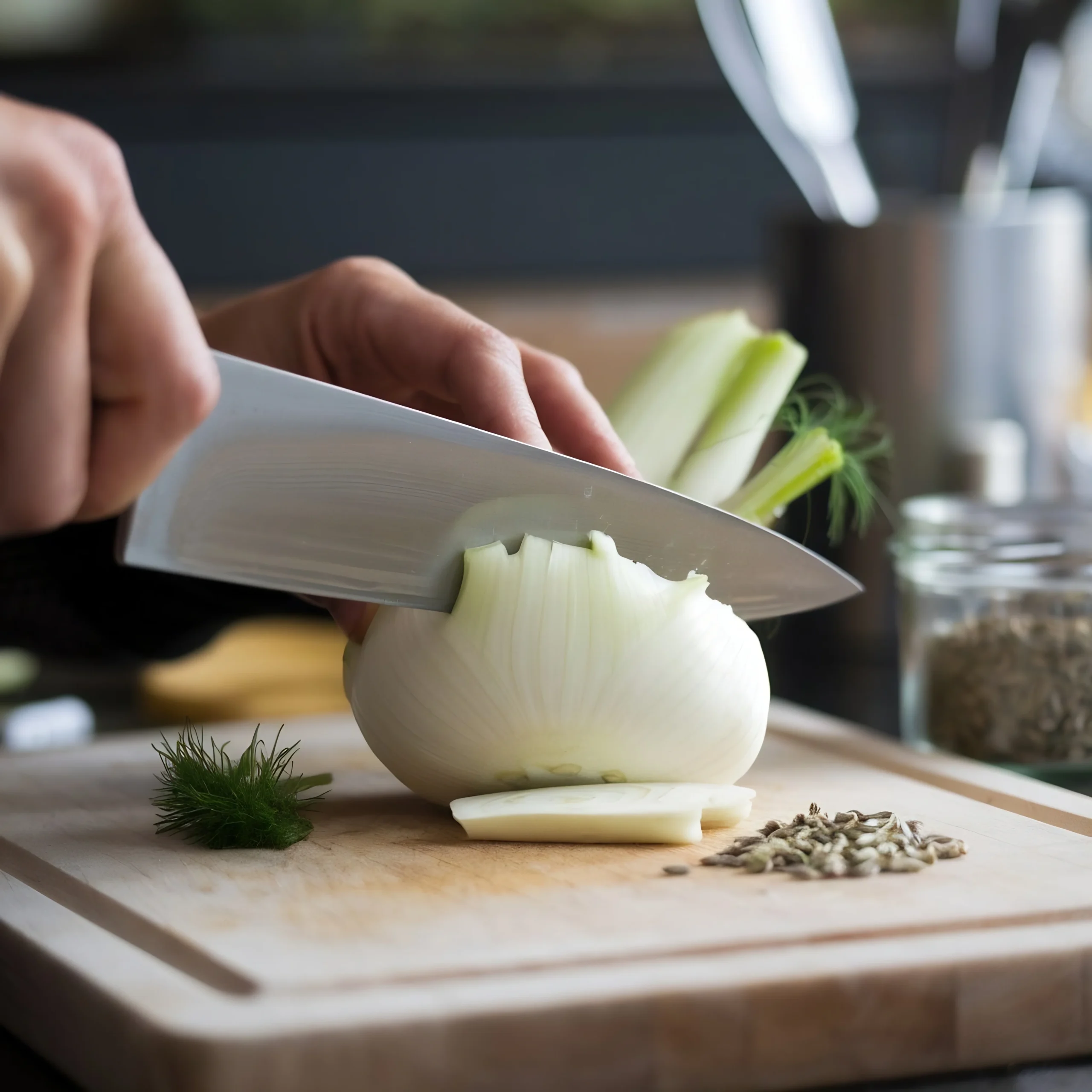 Angebot 74 hand cutting fennel preparation fresh salad scaled